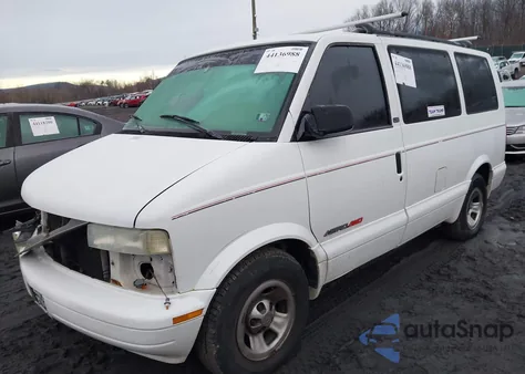 2002 Chevrolet Astro Ls z USA, uszkodzony, nr VIN 1GNEL19X52B143916